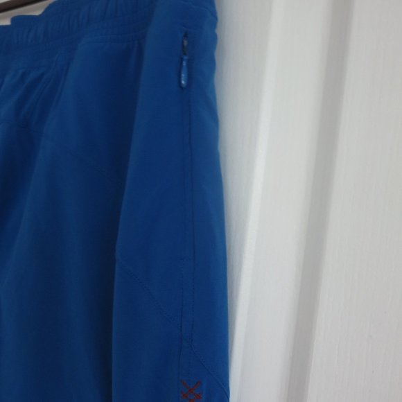 Men's RHONE 2 in 1 Training Running Shorts M 7" Inseam Blue Compression - Picture 10 of 16